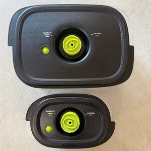 NEW FOODSAVER PRESERVE AND MARINATE VACUUM CONTAINERS 3 cup & 10 cup